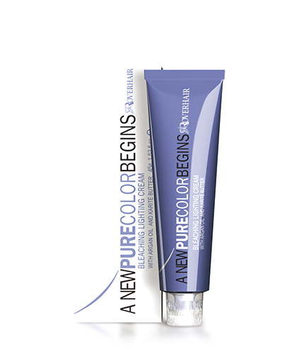 Produit éclaircissant professionnel pour décoloration en salon et patine