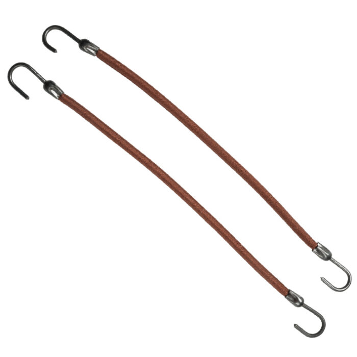 Elastiques à Cheveux à Crochet Brun