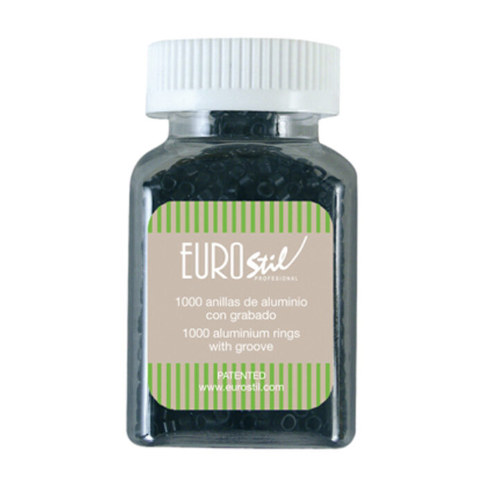 Anneaux Noir 1000pcs Eurostil