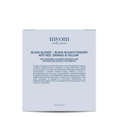 Black Blonde Bleach Powder  Myom 500g