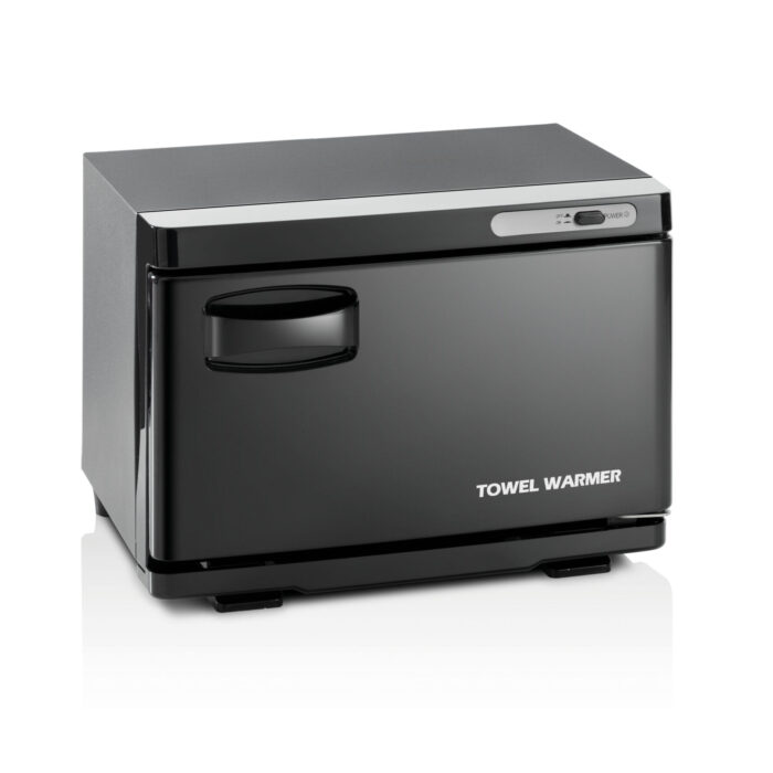 Capacité 8 Litres – format compact (35×25,5×25,5 h cm) Support pour huiles essentielles intégré (aromathérapie) Panier amovible pour serviettes Bac de récupération d’eau inclus Design noir mat professionnel Puissance : 200W – 220V / 50Hz