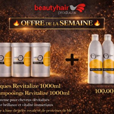 Bundle Herfit Pro Cheveux Dévitalisés - 3 Masques + 3 Shampoings