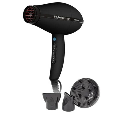 Sèche Cheveux GammaPiu X•Hybrid Compact Noir