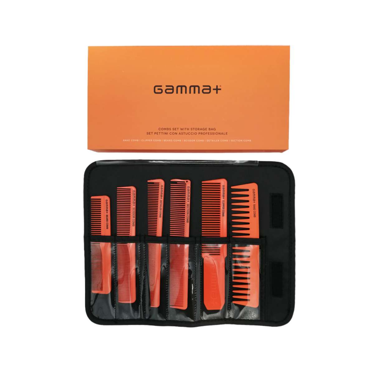 Kit Peignes GammaPiu Orange