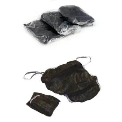 Perizoma monouso uomo en non-tissé noir, en sachets et à plat